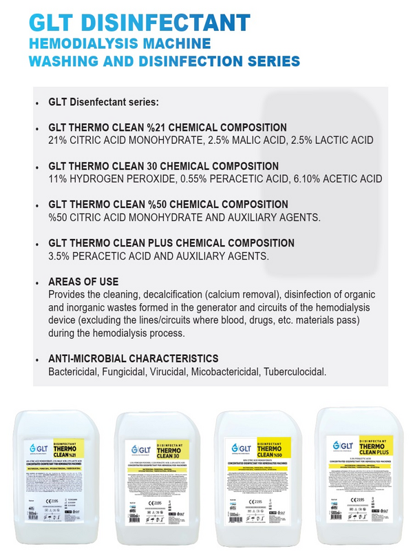 GLT HD machine Disinfectant Series 